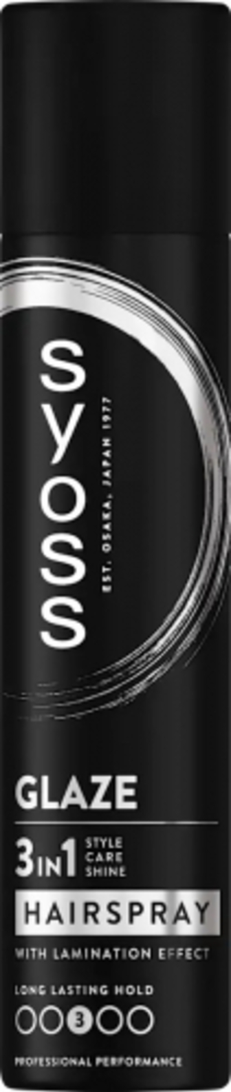 Лак для волосся Syoss Glaze 3в1 300мл