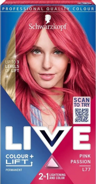Фарба для волосся Schwarzkopf Live Pink Passion L77