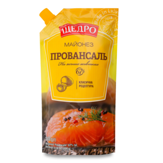 Майонез "Провансаль" ТМ Щедро, 300г