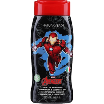 Шампунь-гель Naturaverde Kids Avengers з органічними екстрактами календули та ромашки 250мл