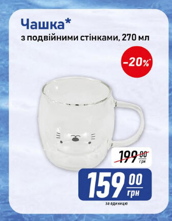 Чашка* з подвійними стінками, 270 мл