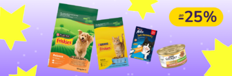 До -25% на корм Gourmet, Friskies, Felix