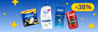 До -40% на догляд та гігієну Gillette, Always, Old Spice, Pantene, Oral-B