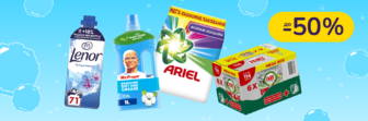 До -50% на побутову хімію Ariel, Tide, Lenor, Fairy, Mr. Proper