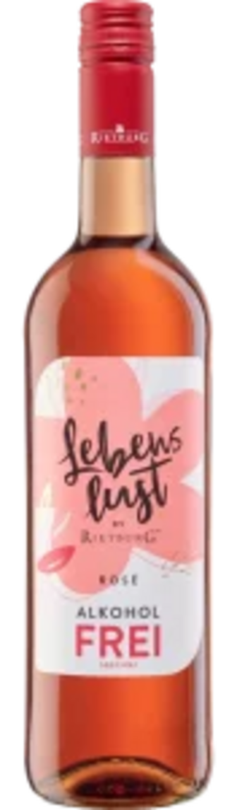 Вино безалкогольне Lebenslust Rose рожеве напівсухе 0,75л 0%