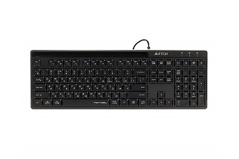Клавіатура A4Tech FX72 (Black) з ножичним перемикачем Fstyler, USB, quiet typing, чорна