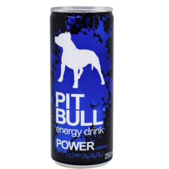 Напій Pit Bull Power енергетичний б/алк з/б 0,25л
