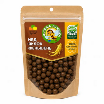 Драже «Лавка традицій» «Бджолині дарунки» мед та пилок (150г)
