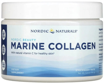 Дієтична добавка Nordic Naturals Морський колаген, з полуничним ароматом, 150 г