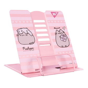 Підставка для книг Yes Pusheen метал рожевий (5056574456052)