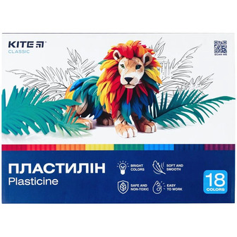 Пластилін Kite Classic 18 кольорів (4063276208422)