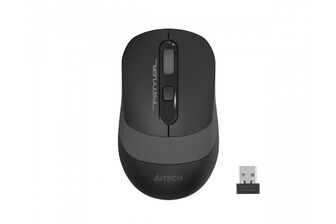 Миша бездротова A4Tech FG10S (Grey) Fstyler, безшумна, USB, колір чорний+сірий