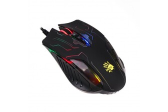 Миша ігрова A4Tech Bloody Q50 Battlefield, з підсвічуванням Neon XGlide, оптична 3200 CPI, USB
