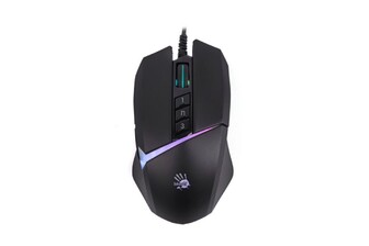 Миша ігрова A4Tech Bloody W60 Max (Stone black), активоване ПЗ Bloody, RGB, 10000 CPI, 50M натискань, чорний