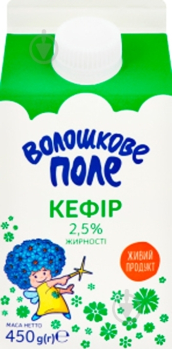 Кефір ТМ Волошкове поле 2,5% 450 г