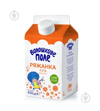 Ряжанка ТМ Волошкове поле 4% 450 г (4820004235750)