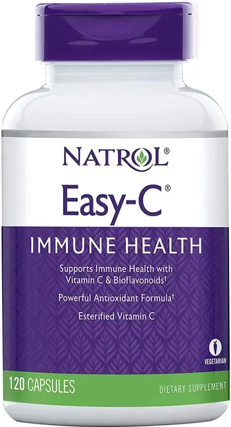 Вітамін C для імунітету, Easy-C, Natrol, 500 мг, 120 капсул