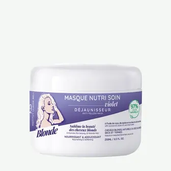 Маска для світлого волосся, Blonde Nutrition Care Mask, Institut Claude Bell, фіолетовий відтінок, 250 мл