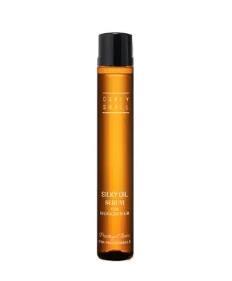 Сироватка для пошкодженого волосся (мініатюра), Silky Oil Serum, CURLY SHYLL, з протеїнами шовку, 13 мл