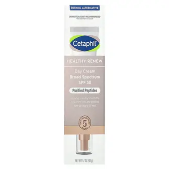 Сонцезахисний крем, Healthy Renew, Day Cream, Cetaphil, із захистом, SPF 30, без ароматів, 48 г
