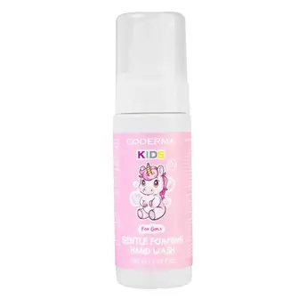 Пінка для миття рук, Hand washing tender foam, UA-PHARM, CODERMA KIDS, ніжна, для дівчаток, 150 мл