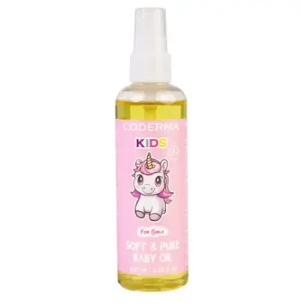 Олія для тіла "Ніжність та чистота", Body oil, UA-PHARM, CODERMA KIDS, для дівчаток, 100 мл