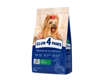 Club 4 Paws Сухий корм для собак  малих порід качка 2 кг
