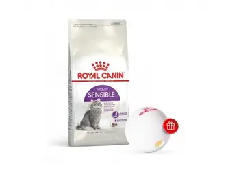 Набір: сухий корм для котів Royal Canin Sensible, 4 кг + диспенсер для корму