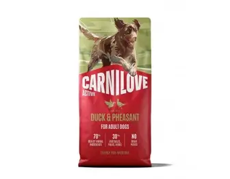 Корм сухий Carnilove Active Duck & Pheasant для cобак качка і фазан 12 кг