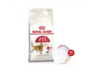 Набір: сухий корм для дорослих котів Royal Canin Fit, 4 кг + диспенсер для корму