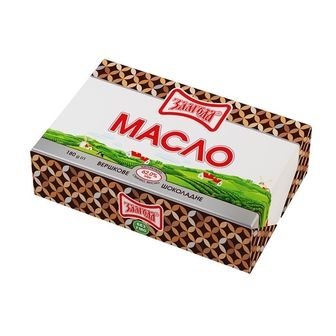 Масло 180 г Злагода Шоколадне вершкове з какао 62% фольга 