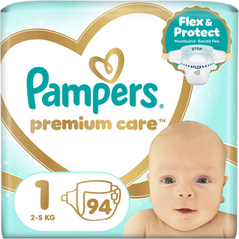 Підгузки Pampers premium care 2-5кг 94шт