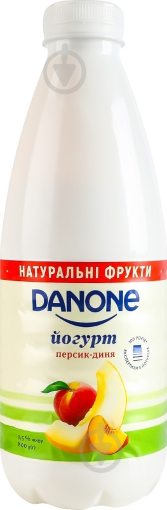 Йогурт Danone Персик-диня 800 г