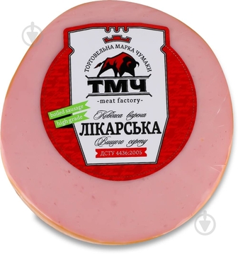 Ковбаса Україна варена Лікарська в/г н/о ваг (шайба)