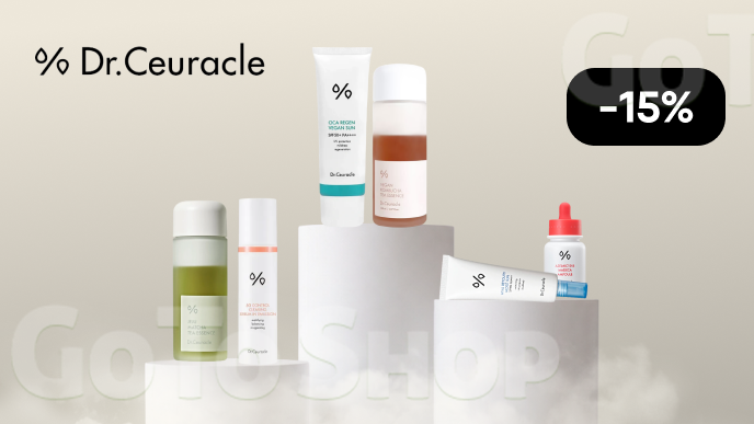 -15% на засоби бренду Dr.Ceuracle