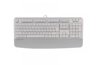 Клавіатура дротова A4Tech Fstyler FK20, USB, колір білий