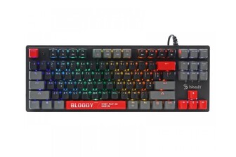 Механічна ігрова клавіатура Bloody S310N (Energy Red), USB, чорний