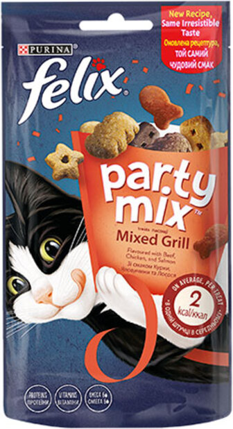 Felix Party Mix Grill Гриль мікс ласощів для котів (60 грамів)