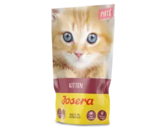 Вологий корм для котів Josera Paté Kitten, паштет для кошенят з лососевою олією, 85 г