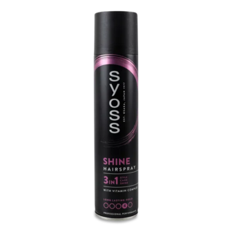 Лак для волосся Syoss Shine 4 (300мл)