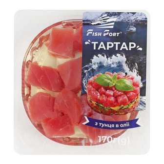 Тартар Fish Port з тунця в олії 170 г (4820272063482)