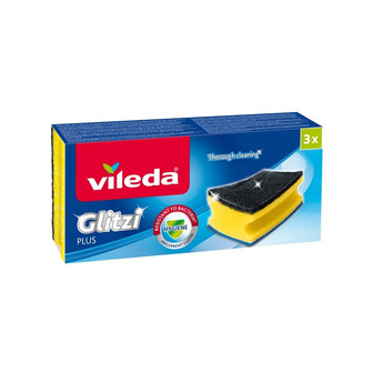 Губки кухонні Vileda Glitzi Plus 3 шт (4003790001444)