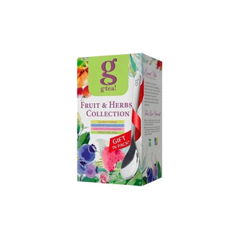 Набір чаю G'tea! Fruit u0026 Herbs Collection 4 види 1.5 г 20 шт (5060846025600)