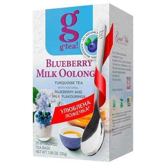 Чай улун G'tea! Milk Oolong Blueberry 1.5 г 20 шт (5060846025600)