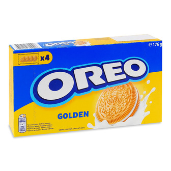 Печиво Oreo Golden з начинкою з ванільним смаком 176 г (7622210755506)
