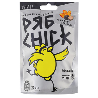 Слайси курячі РябChick зі смаком трюфелю сушені 30 г (4823116833395)