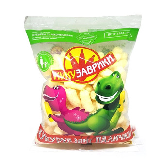 Кукурудзяні палички Кукузаврики, 50 г