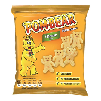 Снеки картопляні Chio Pom-bear зі смаком сиру 65 г (5900073022310)