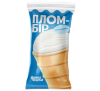 Морозиво Файна Марка Пломбір ваф/ст 70г