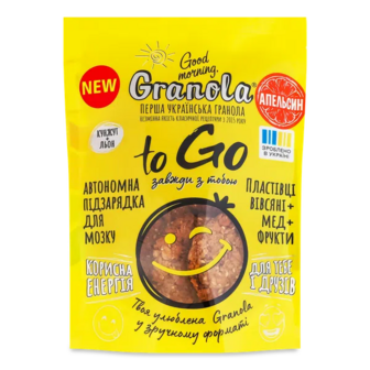Гранола Good morning, Granola to Go з апельсином (140г)